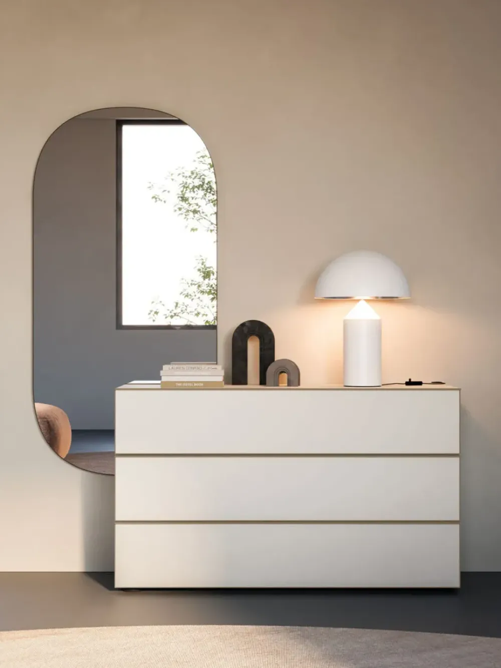 Clearance Camera da letto Camera composizione night 04 in laminato a prezzo ribassato Camere Da Letto