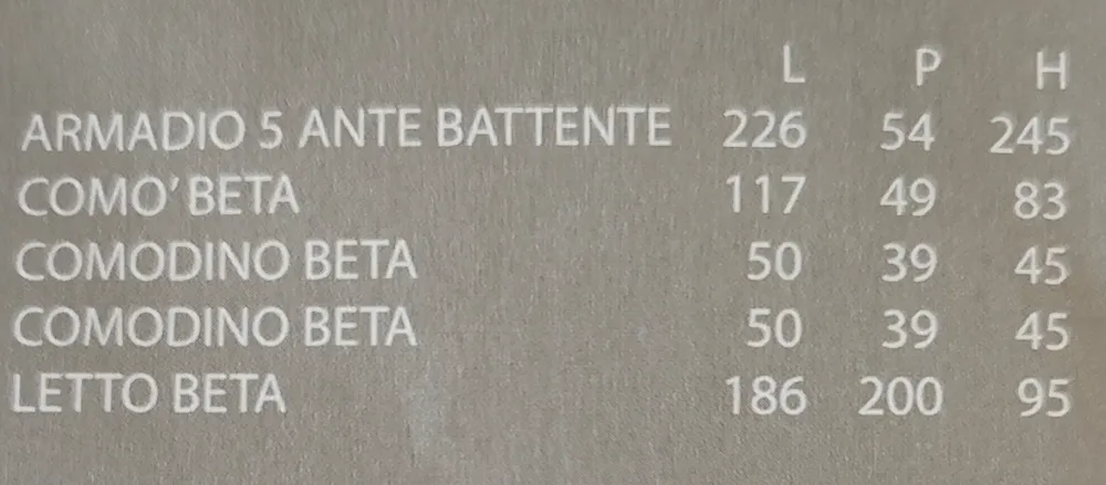 Discount Camera da letto Camera silver 310 a un prezzo imperdibile Camere Da Letto