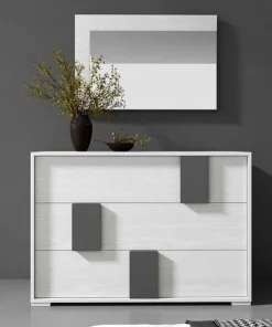 Collezione esclusiva Camera da letto Kloe 04 a prezzo ribassato in laminato- Camere Da Letto