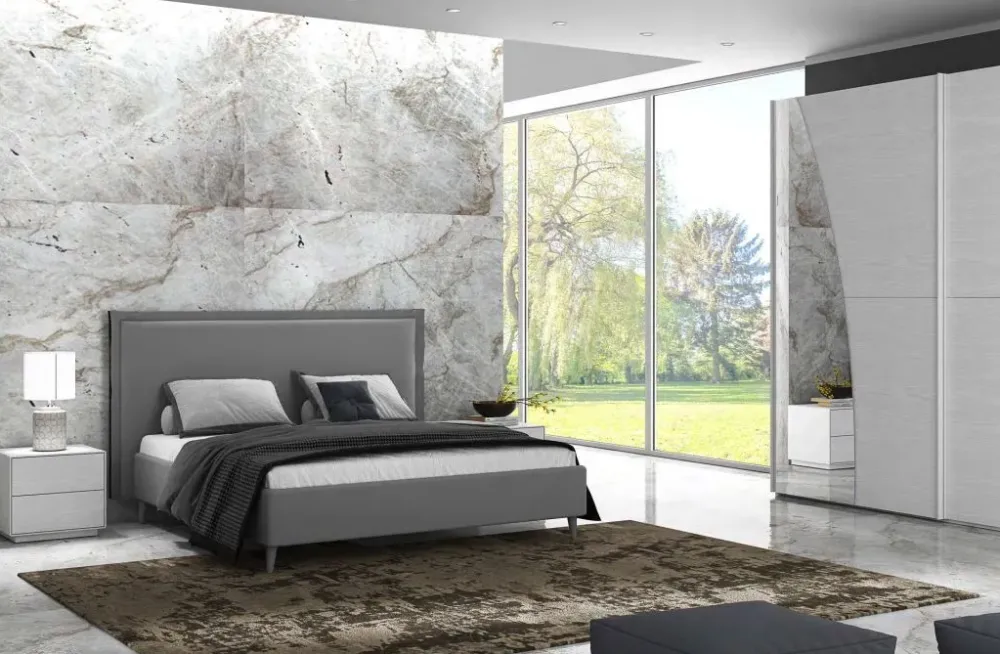 Collezione esclusiva Camera da letto Kloe 21 a prezzo ribassato in laminato- Camere Da Letto