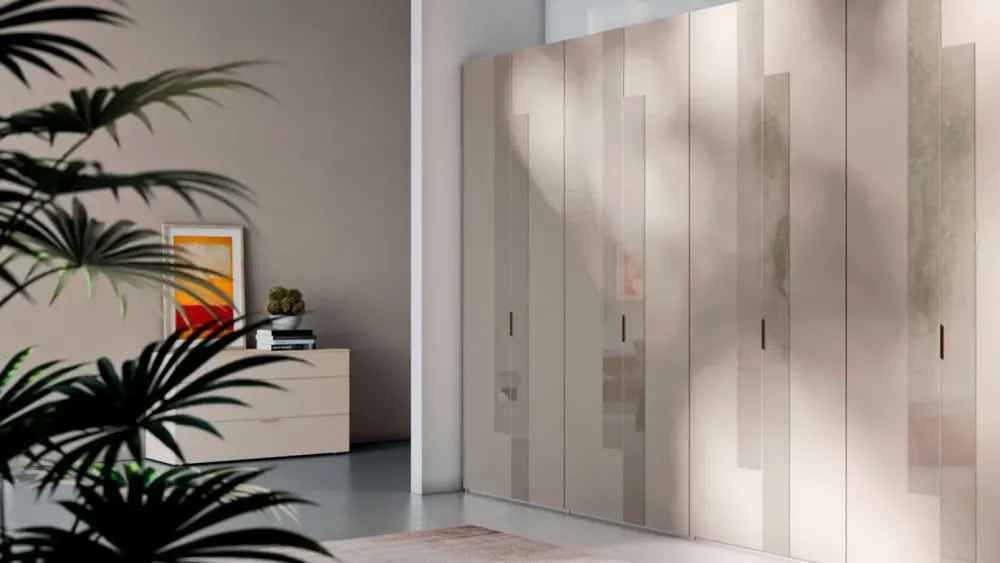 Collezione esclusiva Camera da letto Camera light 21 a prezzo scontato in laccato opaco- Camere Da Letto