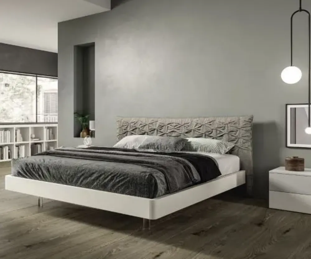 Camera da letto Composizione b007 in laminato a prezzo Outlet^Villanova Online