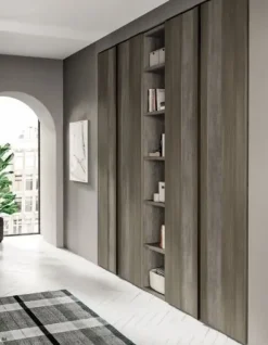 Camera da letto Composizione b012 in laminato a prezzo Outlet^Villanova New