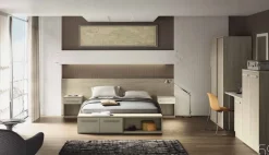 San Martino Mobili Camera da letto Composizione 59 in legno a prezzo Outlet- Camere Da Letto