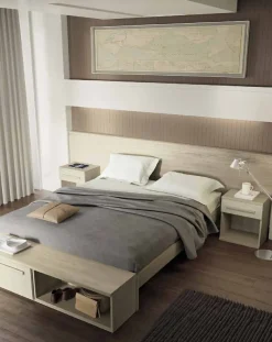 San Martino Mobili Camera da letto Composizione 59 in legno a prezzo Outlet- Camere Da Letto