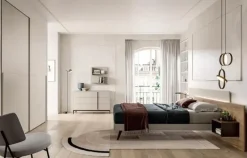 Outlet Camera da letto Composizione b013 in laccato opaco a prezzo scontato Camere Da Letto
