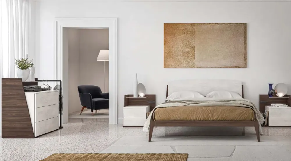 Camera da letto Composizione gl-09 in legno a prezzo Outlet^Marka Clearance