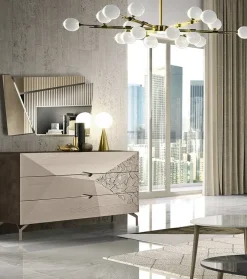 Camera da letto Dedar in laminato in Offerta Outlet^Collezione esclusiva