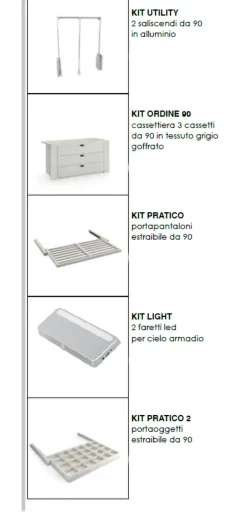 Artigianale Camera da letto Gdo 629 in laminato a prezzo Outlet- Camere Da Letto