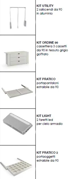 Online Camera da letto Gdo 439 in laminato a prezzo ribassato Camere Da Letto