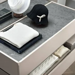 Camera da letto Camera matrimoniale mod.step a prezzo ribassato in laminato^Gierre Mobili Discount