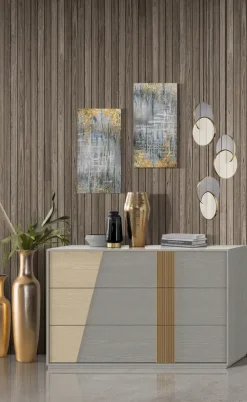 Mobilificio Bellutti Camera da letto Gruppo  comò comodini caterina   in legno a prezzo scontato- Camere Da Letto