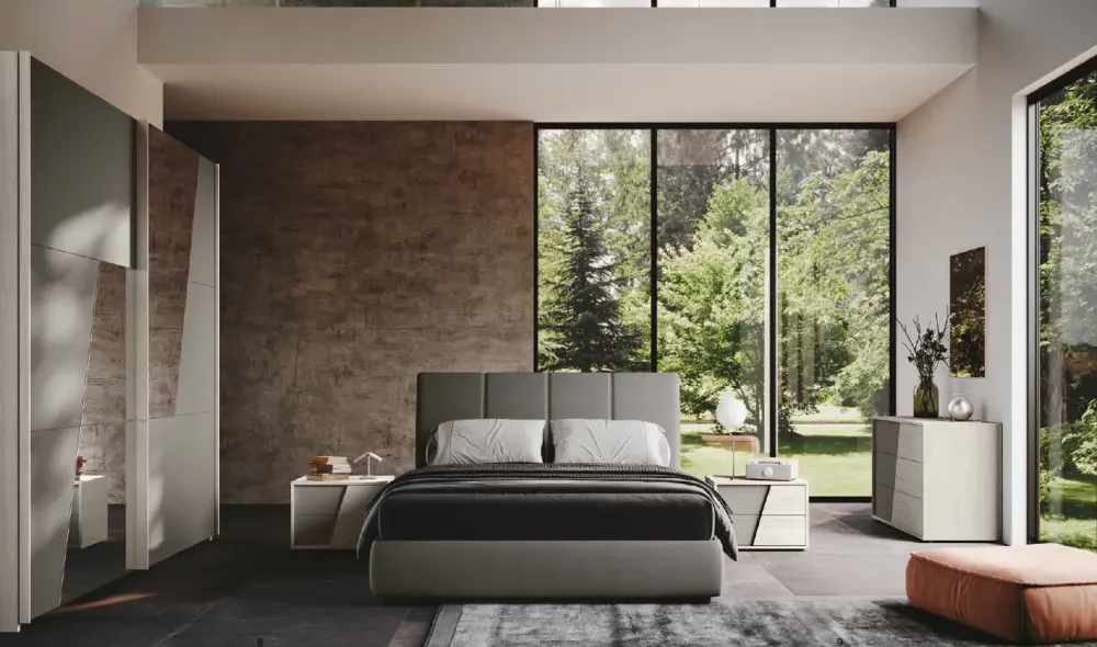 Imab Camera da letto Riga a prezzo ribassato in laccato opaco- Camere Da Letto