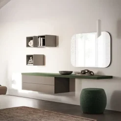 Hot Camera da letto Jasmine compongo night 01 in laccato opaco in Offerta Outlet Camere Da Letto