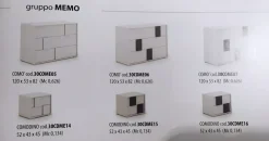 Camera da letto Kloe comp. 04 in laminato a prezzo ribassato^Artigianale Outlet