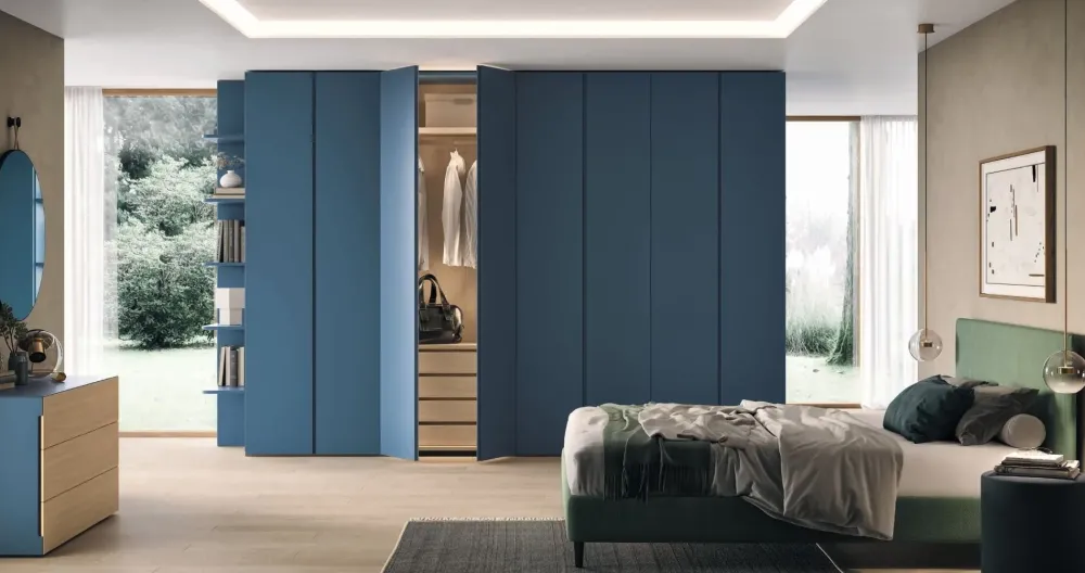 Artigianale Camera da letto Larissa in laccato opaco scontata- Camere Da Letto