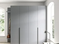 NovaMobili Camera da letto Letto + gruppo + armadio   in laccato opaco a prezzo scontato- Camere Da Letto