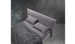 Clearance Camera da letto Letto matrimoniale mod.sax rivestito in ecopelle in promo-sconto del 50% OFFERTA OUTLET Camere Da Letto