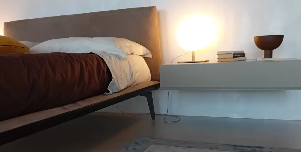 Online Camera da letto Letto mod xilo 2 con testata imbottita PREZZI OUTLET Camere Da Letto