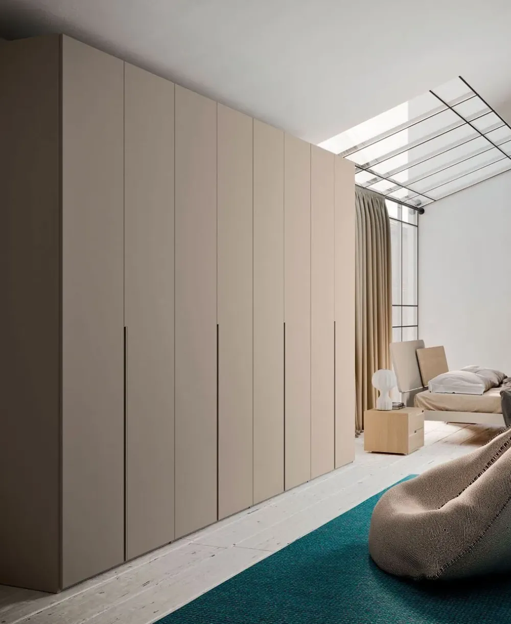 Orme Camera da letto Loli in laminato a prezzo Outlet- Camere Da Letto