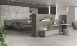 Camera da letto Martina in legno scontata^Artigianale Sale