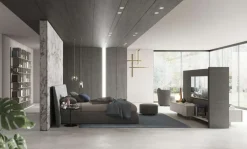 Camera da letto Martina in legno scontata^Artigianale Sale