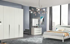 Outlet Camera da letto Grazia 04 a prezzo ribassato in laminato Camere Da Letto