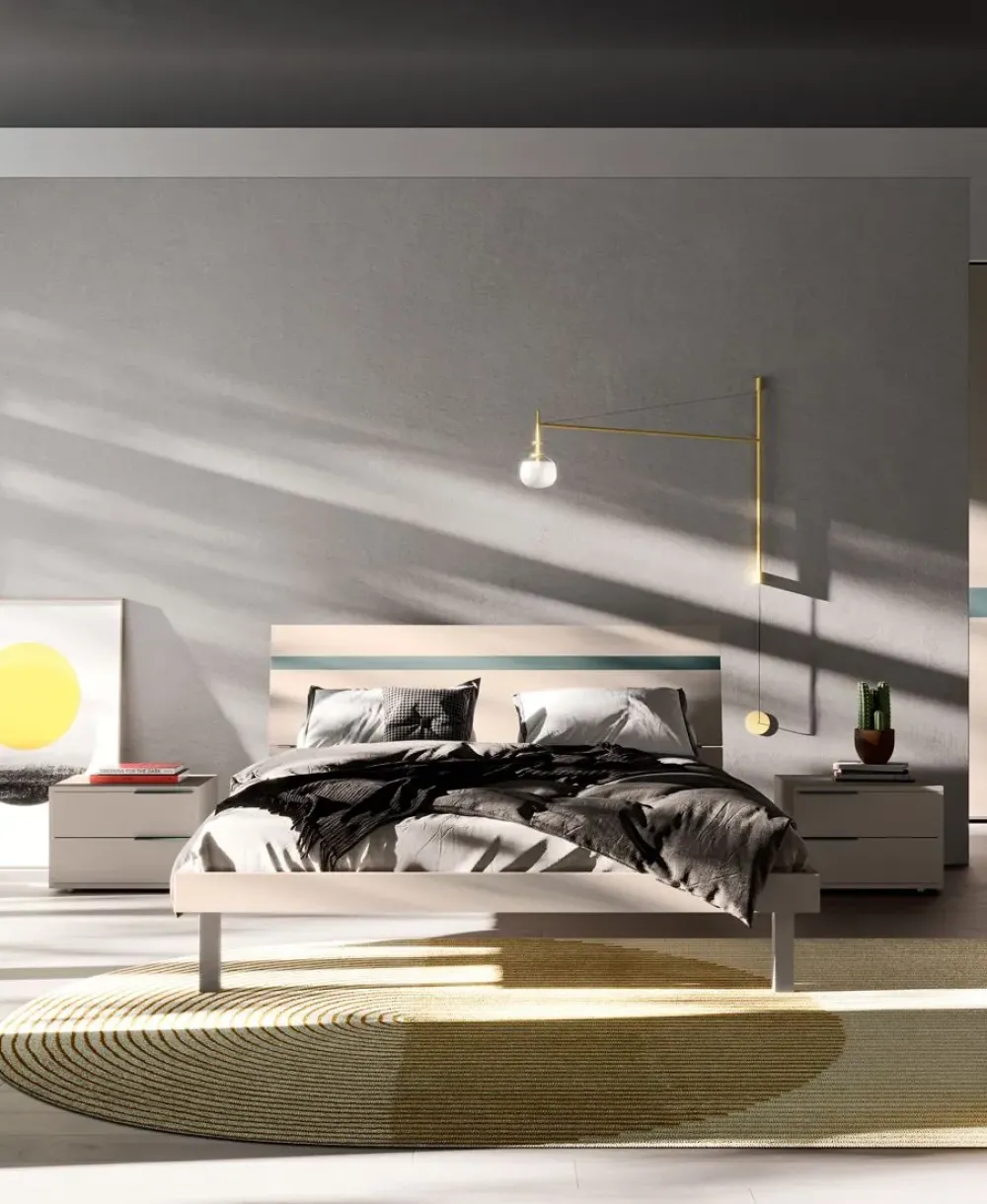 Camera da letto Modello night collection 07 in laminato a prezzo scontato^Homes Sale