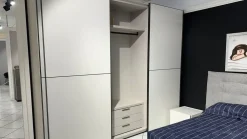 La casa moderna Camera da letto Mood   in laccato opaco in Offerta Outlet- Camere Da Letto