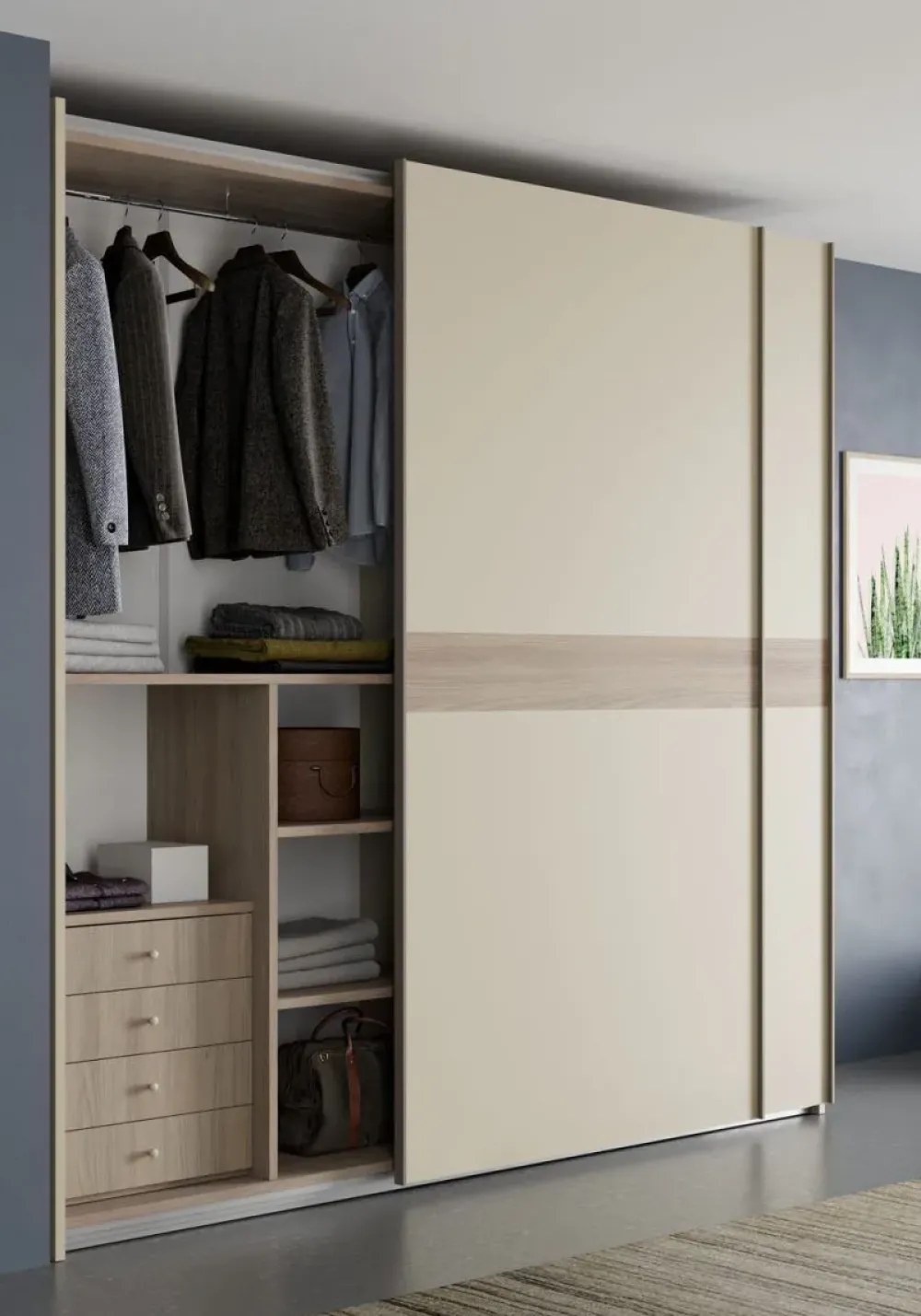 Discount Camera da letto Night 107 Mottes selection in laminato in Offerta Outlet Camere Da Letto