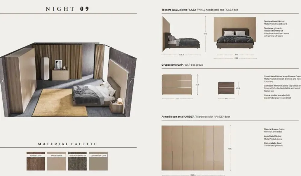 Outlet Camera da letto Night 09 power a un prezzo imperdibile Camere Da Letto