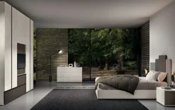 ZG Mobili Camera da letto Night 04 power in laminato a prezzo scontato- Camere Da Letto