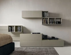 Camera da letto Night 01 power in laminato in Offerta Outlet^ZG Mobili Discount