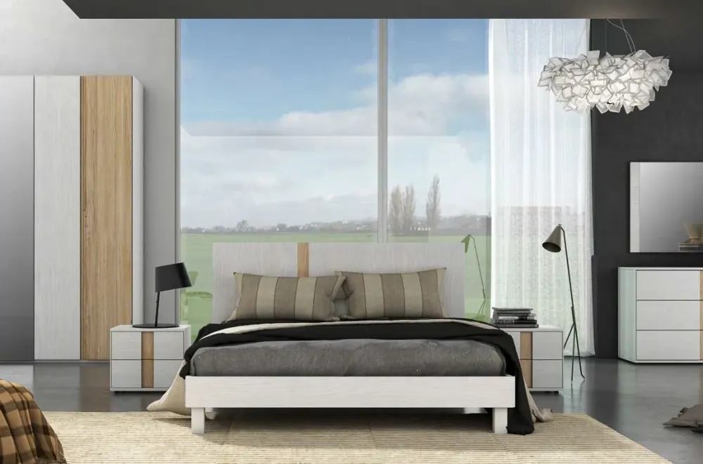New Camera da letto Silver 14 in laminato a prezzo scontato Camere Da Letto