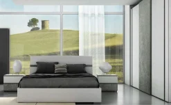 Collezione esclusiva Camera da letto Silver 5 in laminato a prezzo Outlet- Camere Da Letto