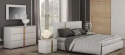 Collezione esclusiva Camera da letto Silver 18 in laminato a prezzo ribassato- Camere Da Letto