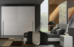 Outlet Camera da letto Silver 12 in laminato a prezzo Outlet Camere Da Letto