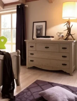 Scandola Camera da letto Tabia' in legno a prezzo ribassato- Camere Da Letto