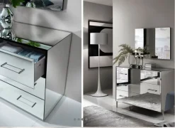 Camera da letto Vogue glass OFFERTA OUTLET^Artigianale Sale