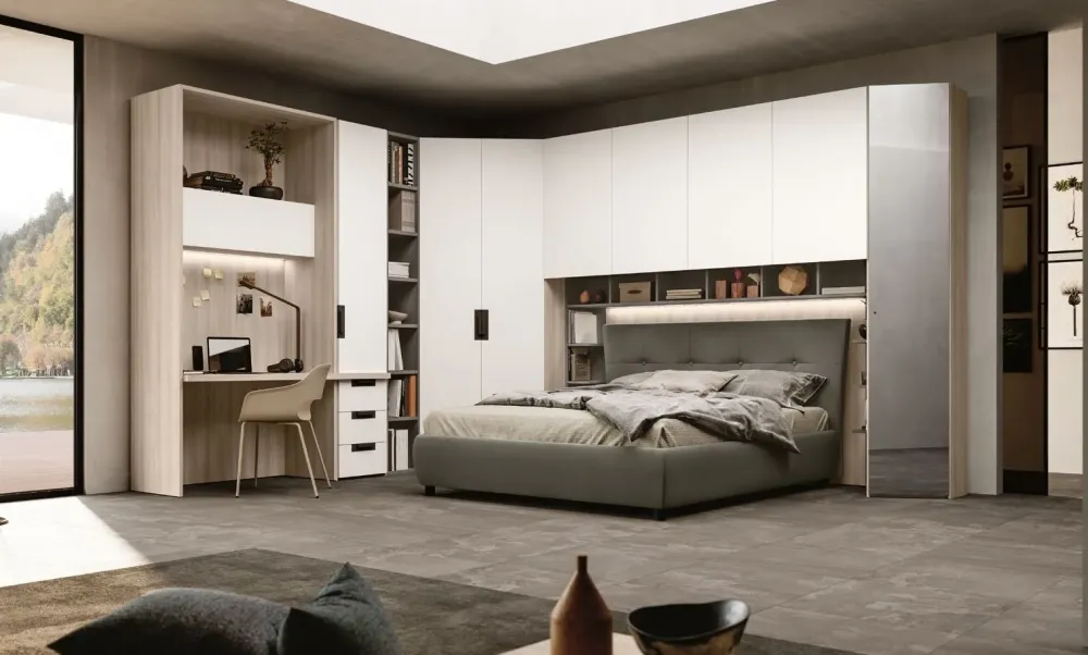 Artigianale Camera da letto Vq20 in laminato in Offerta Outlet- Camere Da Letto