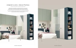 Cameretta 113 con letto a ponte in offerta^ZG Mobili