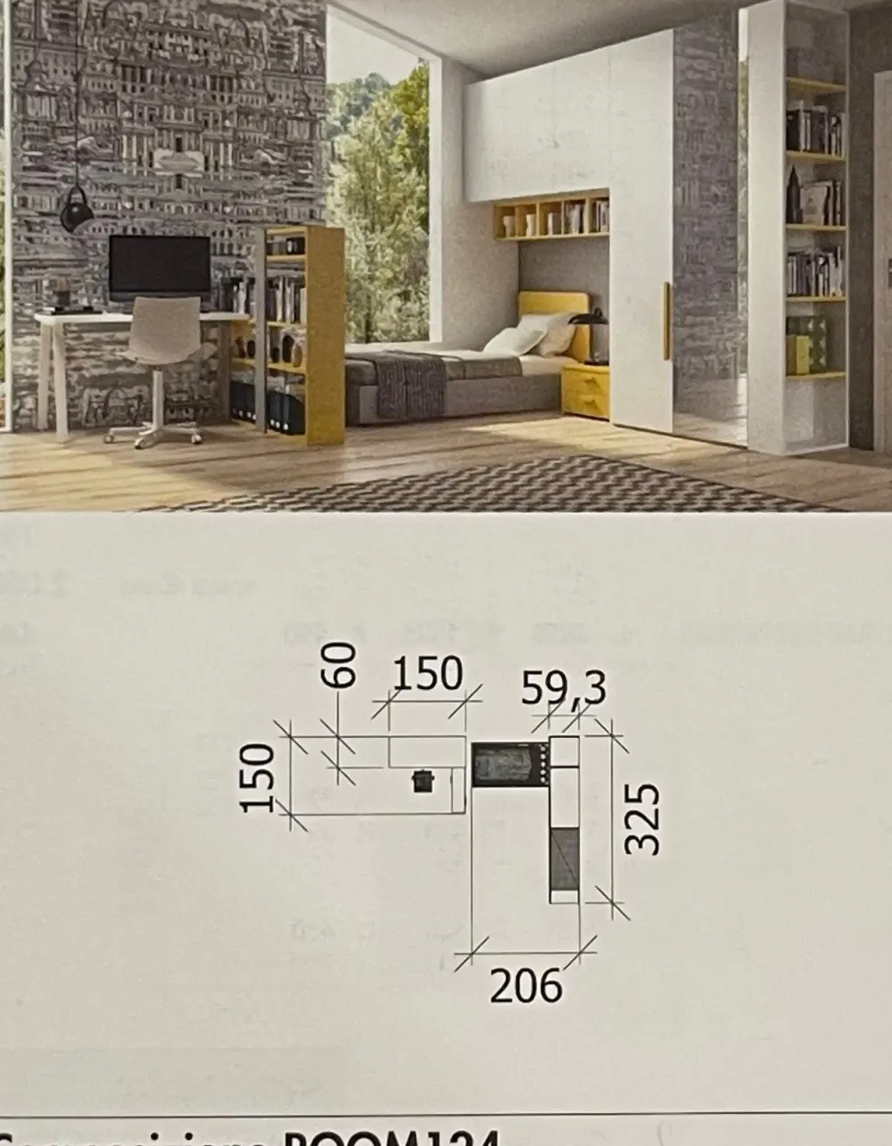 Online Cameretta 124 letti a terra scontata Camerette