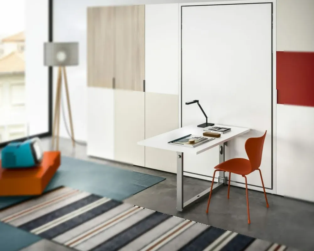 Cameretta Altea book 120 work con letti a scomparsa scontata^Clei Clearance