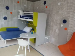 Cameretta Aramis  con letto a castello scontata^Doimo CityLine Hot