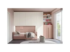 Hot Cameretta 01b in laminato materico in Offerta Outlet Camerette