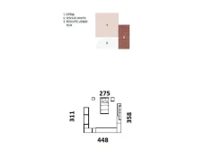 Colombini Casa Cameretta C102 con letto a terra in offerta- Camerette