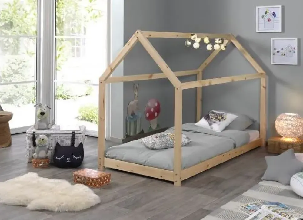 Artigianale Cameretta Cabane bed in legno a prezzo riservato- Camerette