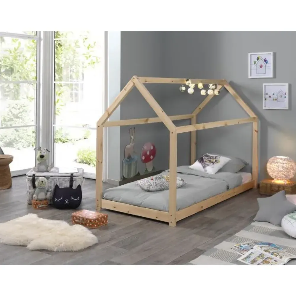 Artigianale Cameretta Cabane bed in legno a prezzo riservato- Camerette