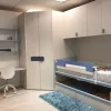 Clearance Cameretta Camera con cabina  con letto a soppalco scorrevole scontata Camerette