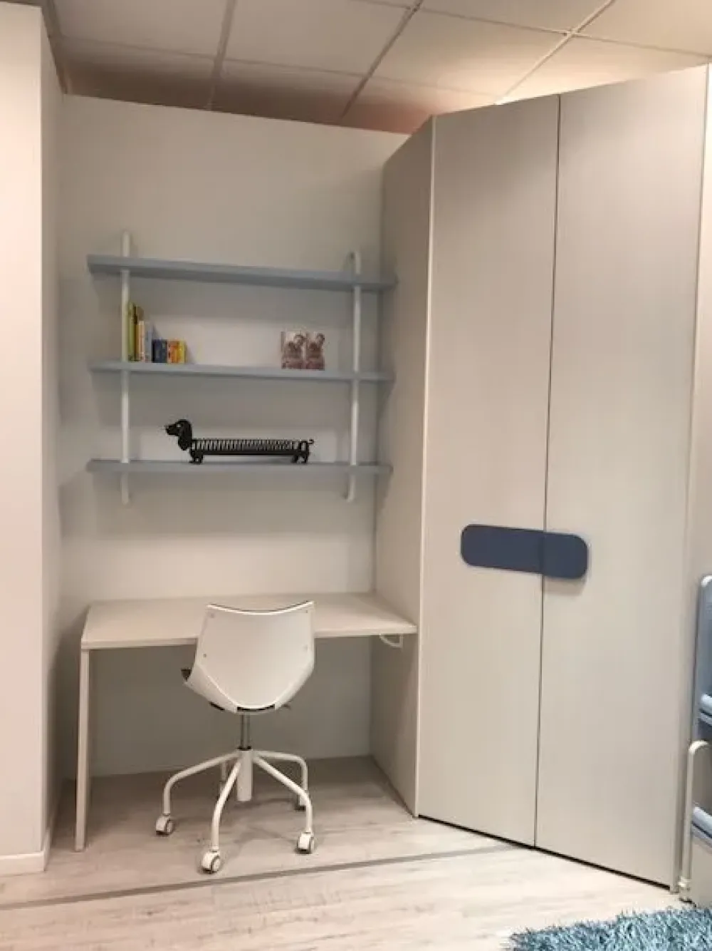 Clearance Cameretta Camera con cabina con letto a soppalco scorrevole scontata Camerette